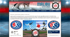 Desktop Screenshot of malibulittleleague.org